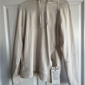 Men's NWT Lululemon Cream Hoodie Sweater